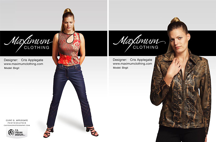 Maximum Clothing Ads